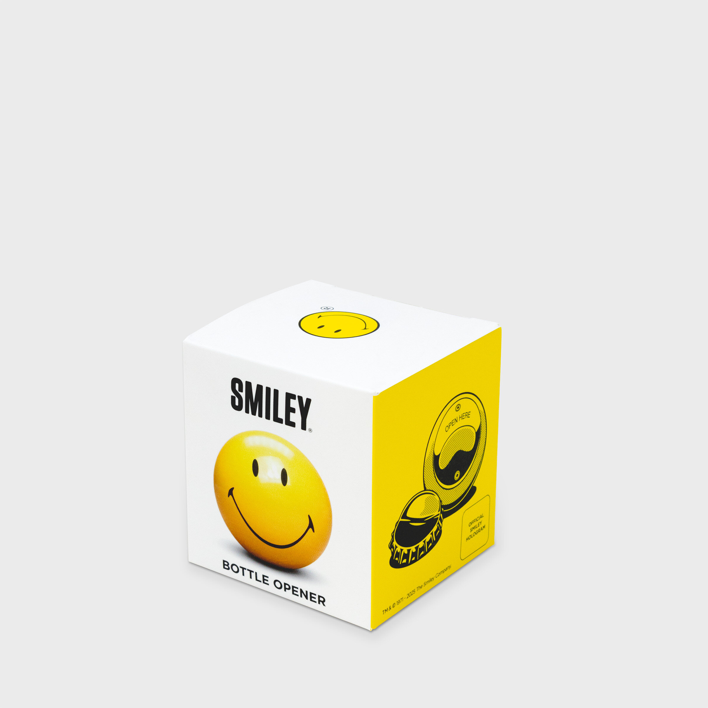 Smiley Bottle Opener, Drink, Beer, Cap, Yellow, Smiley, Happy, Bright