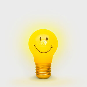 Smiley Company Cordless Lightbulb