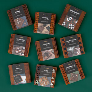 Wooden Games and Puzzles by Iron & Glory