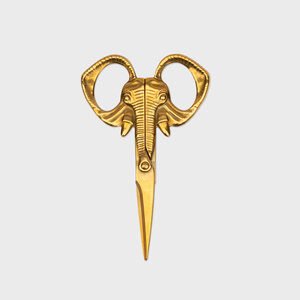 Jumbo Scissors, Elephant, Gold, Cut, Tusks, Trim, Stationery