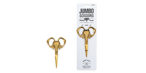 Jumbo Scissors, Elephant, Gold, Cut, Tusks, Trim, Stationery
