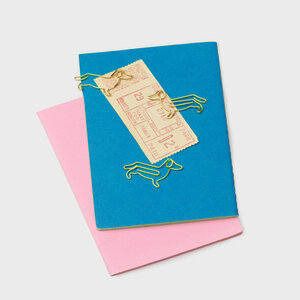 Cute gold cat paper clips