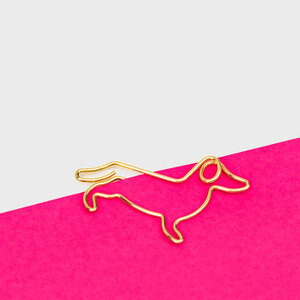 Cute gold cat paper clips