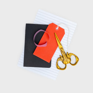 Jumbo Scissors, Elephant, Gold, Cut, Tusks, Trim, Stationery