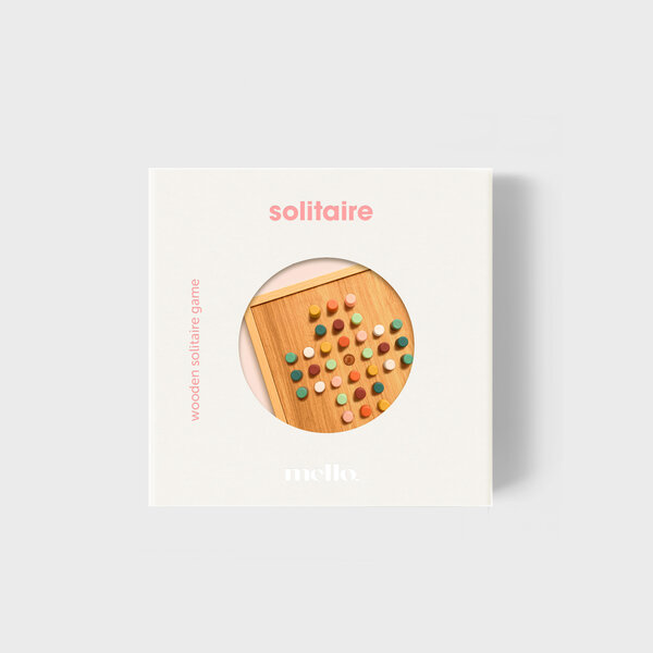 Colour Solitaire | Mello wooden solitaire set.