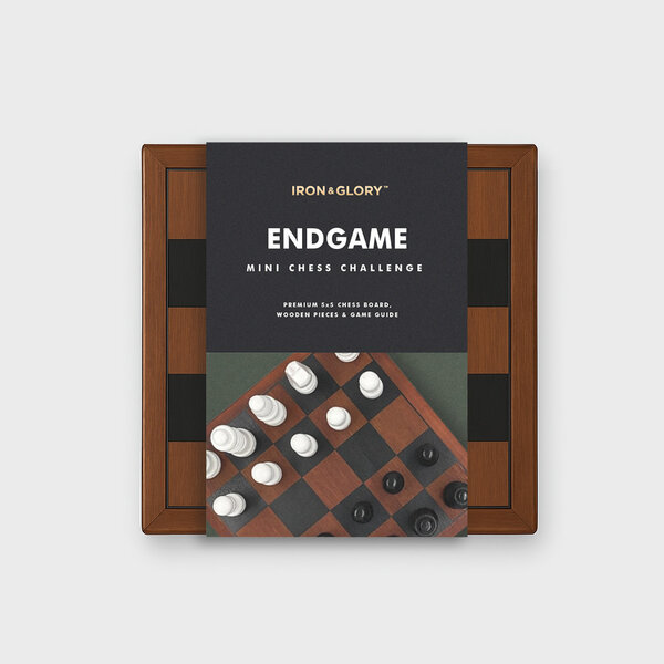 Endgame | Iron & Glory Wooden 5x5 Minichess