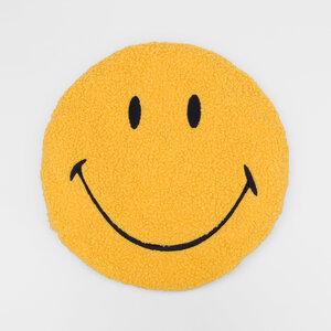 smiley face yellow hot water bottle top