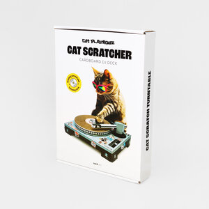 box Cat scratching mat DJ