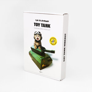 box Cardboard tank For Cats