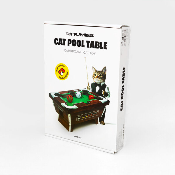 Pool Table Cat Toy | Box & balls game for your cat.