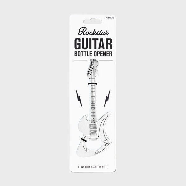 Guitar Bottle Opener | Rockstar Stainless Steel Bar Blade