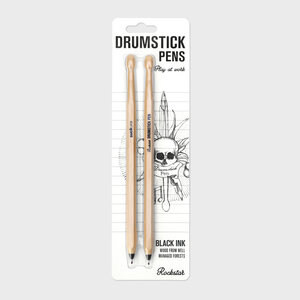 Black Drumstick Pens