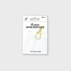 guitar paper clips