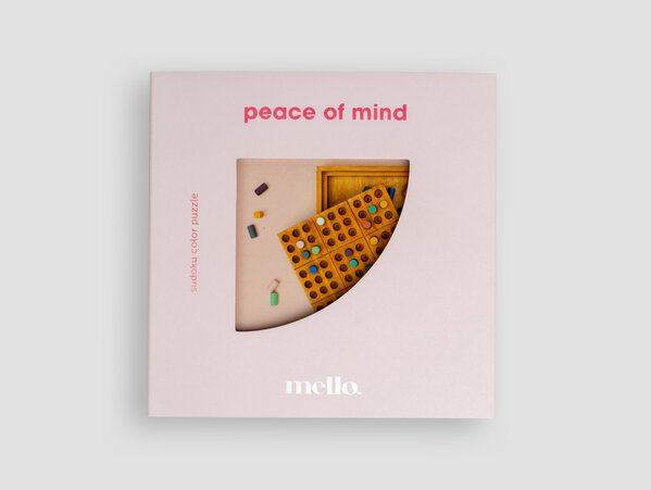 Peace of Mind | Mello mindful wooden sudoku game.