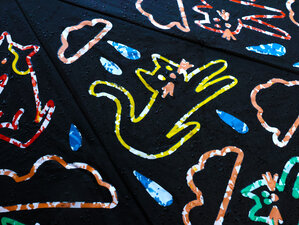 Raining, Cats, Dogs, Wet, Umbrella, Colour Change