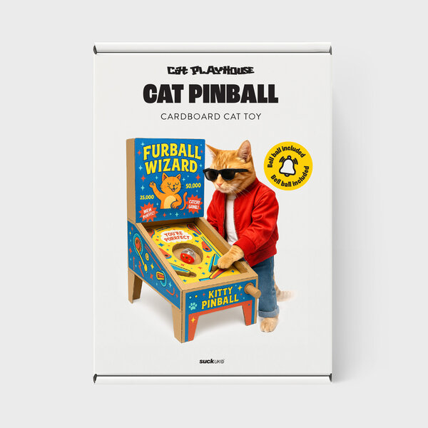 Cat Pinball | Cardboard arcade pinball machine
