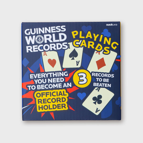 Playing Cards Record Breaker Kit | Guinness Book of Records.