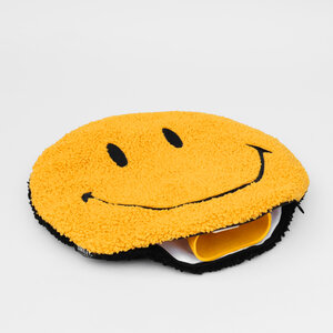smiley face yellow hot water bottle opened