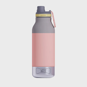 Pastel Peach buddy-dog-water-and-food-carrier