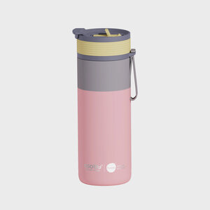 Pastel Peach aspen-insulated-bottle-with-strawer