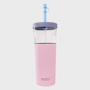Pastel Pink marina-clear-insulated-coffee-cup