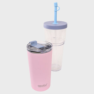 Pastel Pink marina-clear-insulated-coffee-cup