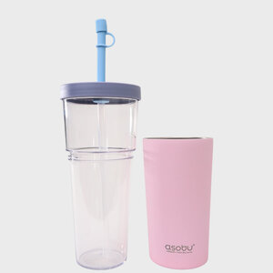 Pastel Pink marina-clear-insulated-coffee-cup