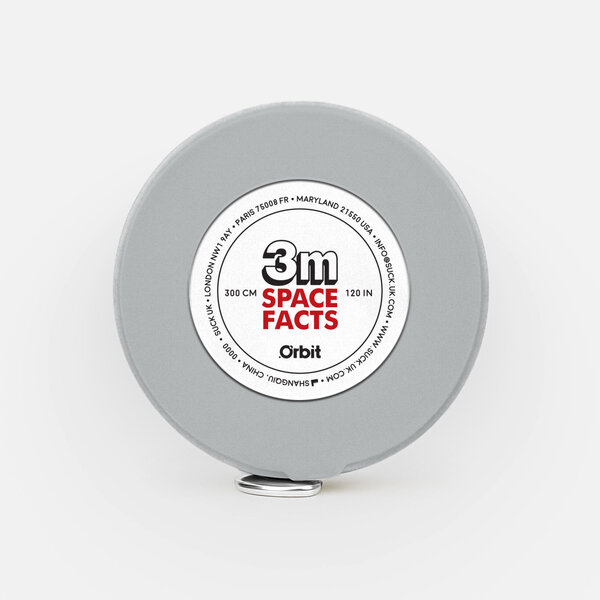 Space Facts Tape | Measuring tape filled with space statistics.