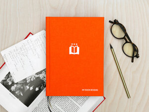 book reviews, book, orange, coffee table, books, bookworm, notebook