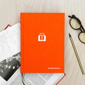 book reviews, book, orange, coffee table, books, bookworm, notebook