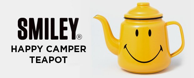 Smiley Enamel Teapot