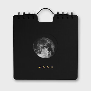 lunar, calendar, moon, moon phase, stationery, desk, supplies, decor