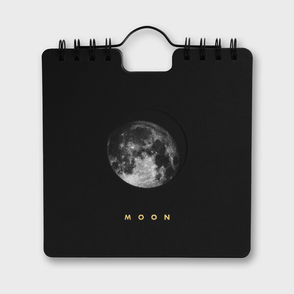 Lunar Flip | Perpetual moon-phases flip calendar.