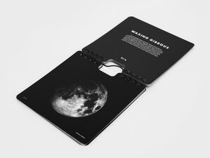 lunar, calendar, moon, moon phase, stationery, desk, supplies, decor