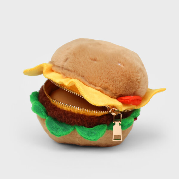 Burger Case | Just In Case - Plush Hamburger.