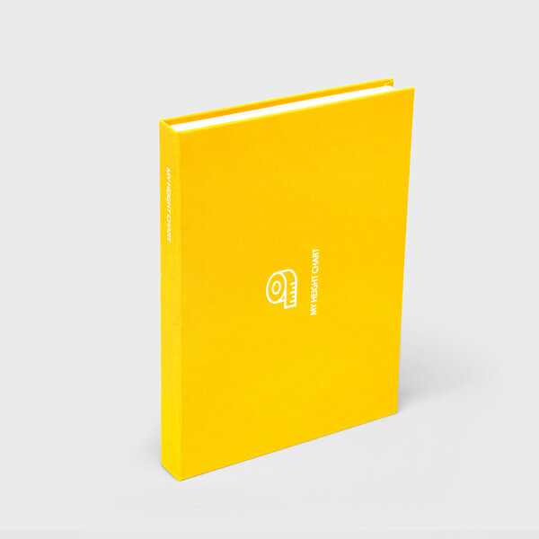 My Height Chart | Fold out height chart in a book.