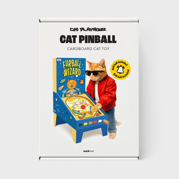 Cat Pinball | Cardboard arcade pinball machine