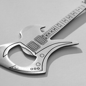 Stainless Steel BC Rich Mockingbird