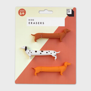 Dogs cat-dog-eraser-set