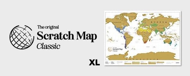 XL Classic Scratch Map XL Classic Scratch Map