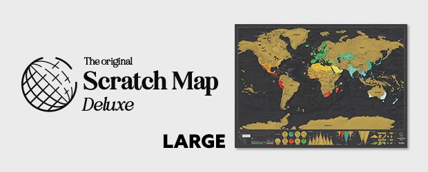Large Deluxe Scratch Map Large Deluxe Scratch Map