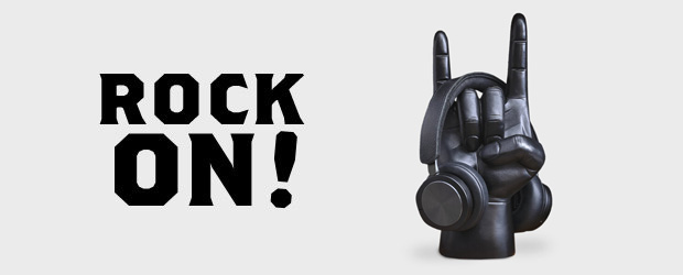 Black Rock On Headphone Stand