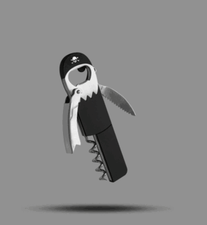 animated gif showing the design features for Legless, the pirate corkscrew.