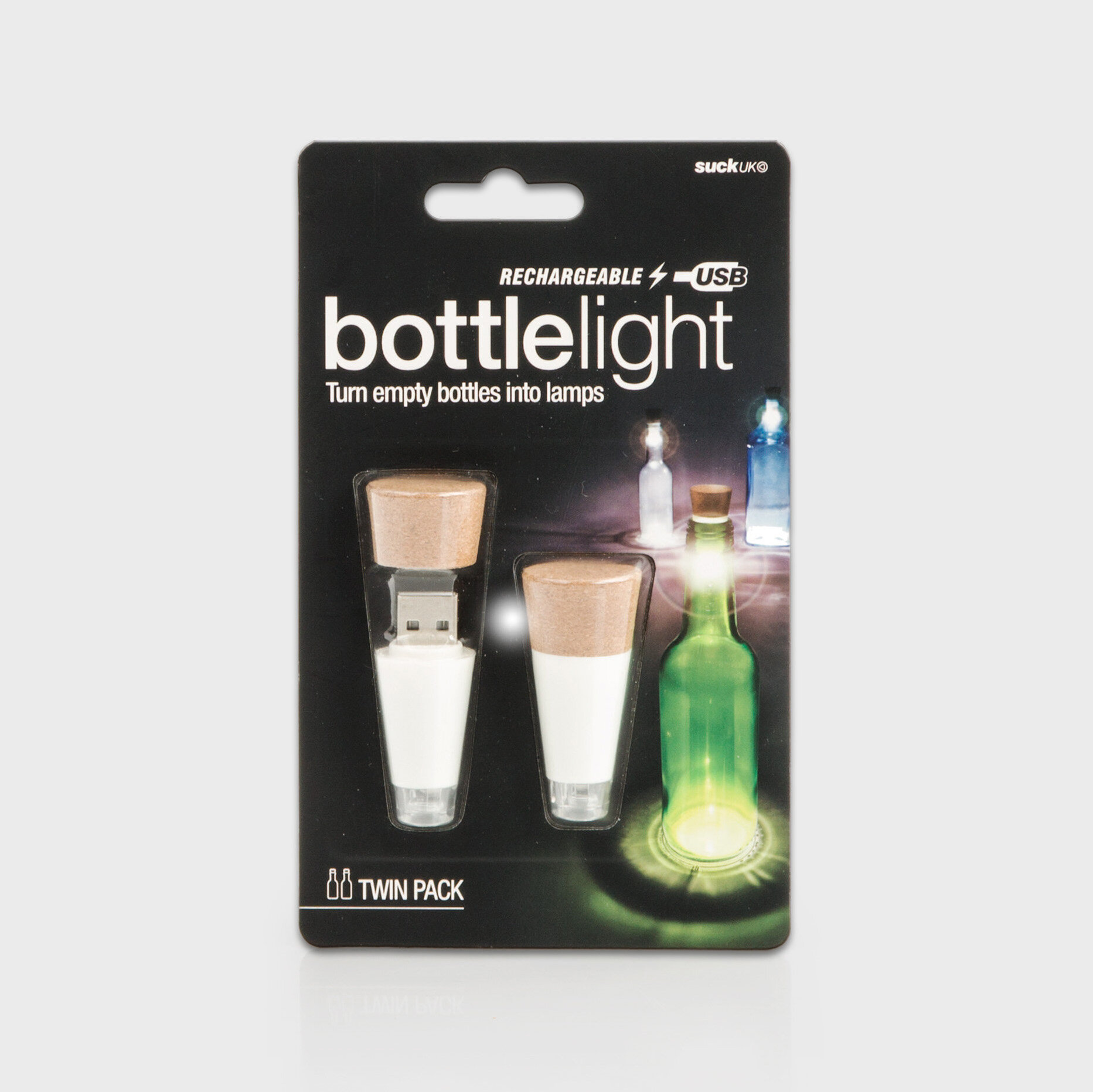 SuckUK Original Bottle Light Twin Pack