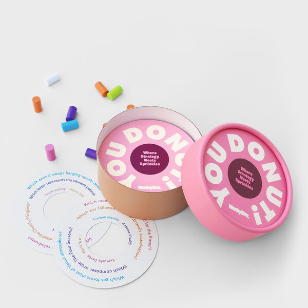 You Donut! | Doughnut shaped family card game.