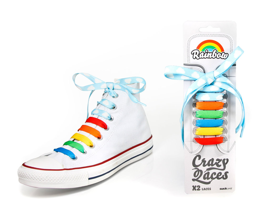 Crazy Laces Do up your shoes with bright designs.