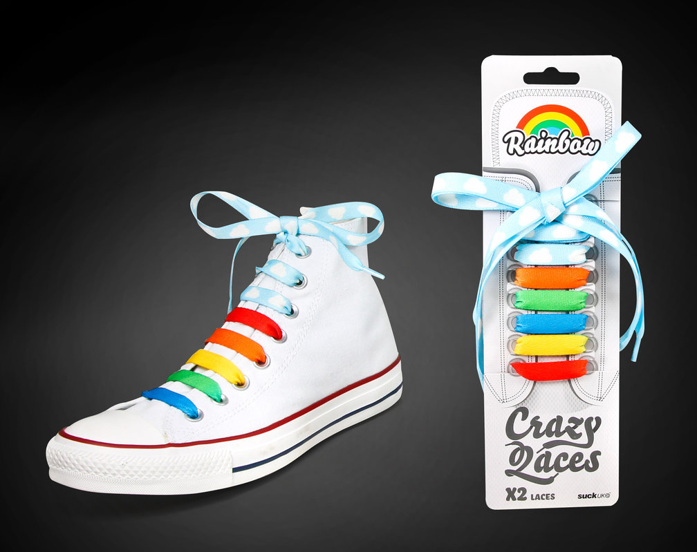 Crazy Laces Do up your shoes with bright designs.
