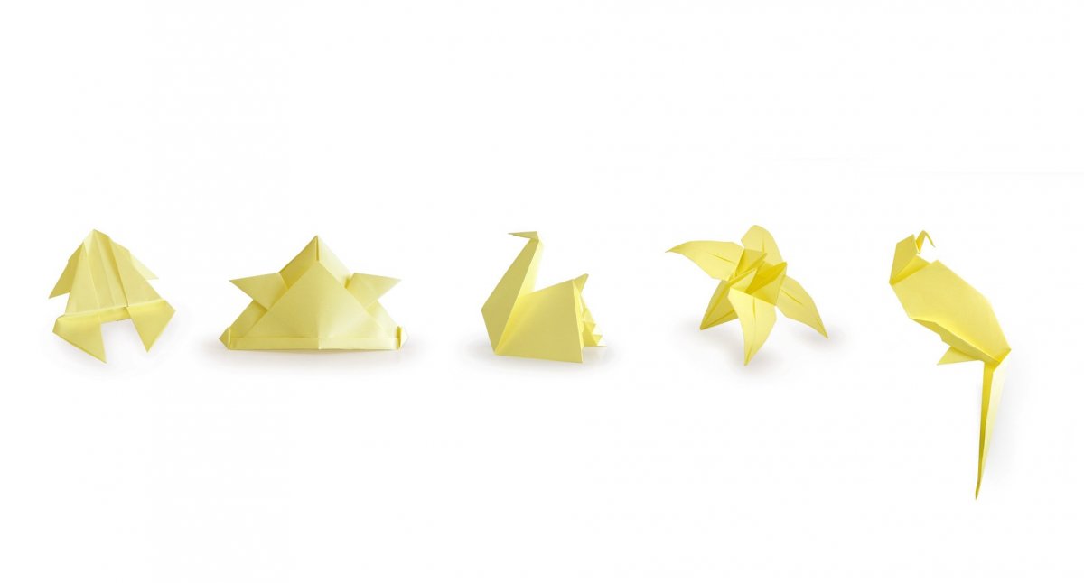 Origami Sticky Notes Recycle your old notes into Origami.