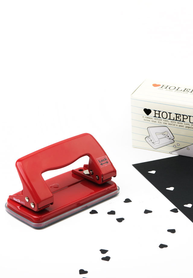 Heart Hole Punch : Punch heart shaped holes in your paper.