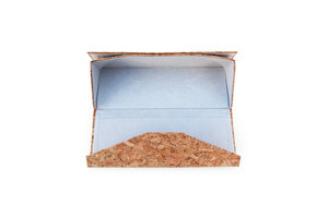 Cork glasses case open